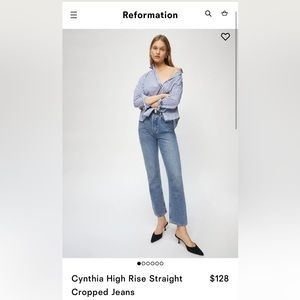 Reformation Cynthia High Relaxed jeans